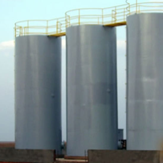 tanques de armazenamento